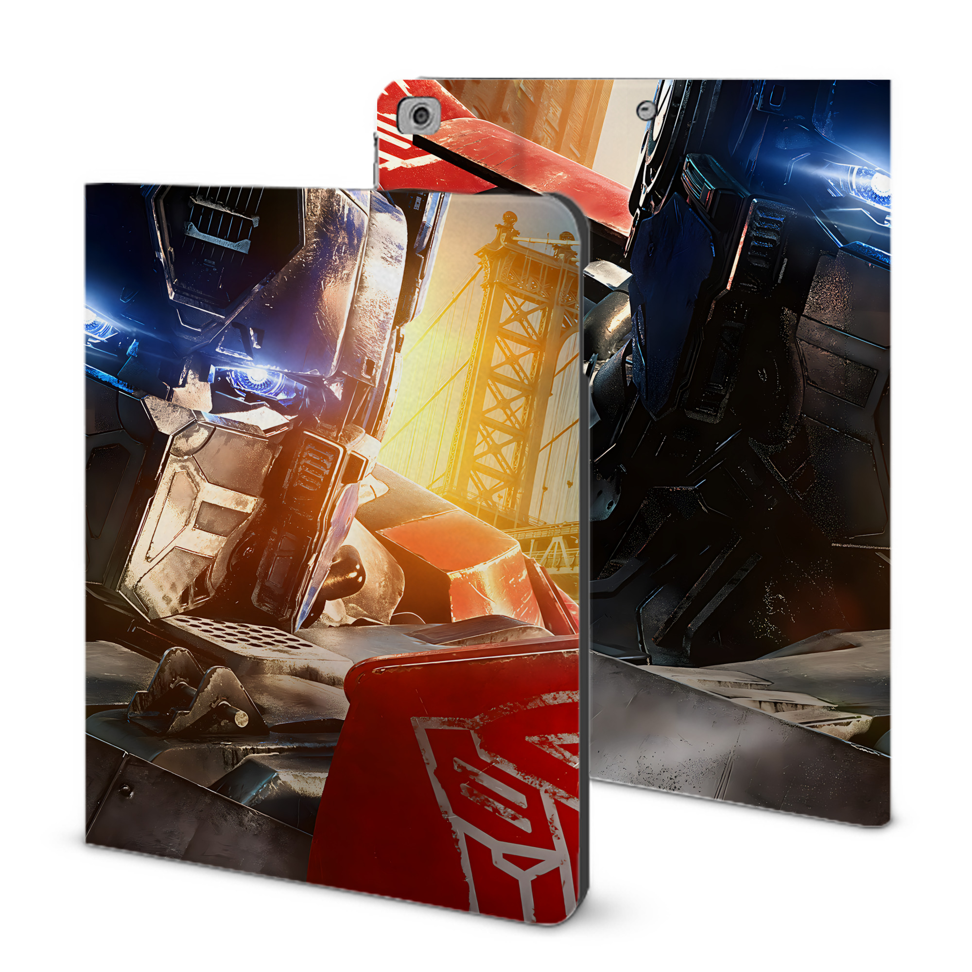 （画像用） Transformers トランスフォーマー IPad ケース ブック型 PUレザー TPU 耐衝撃 軽量 薄型 ペン収納なし 全面保護 IPad 各モデル対応